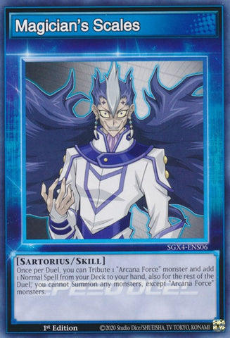 Magician's Scales (Skill Card) [SGX4-ENS06] Common