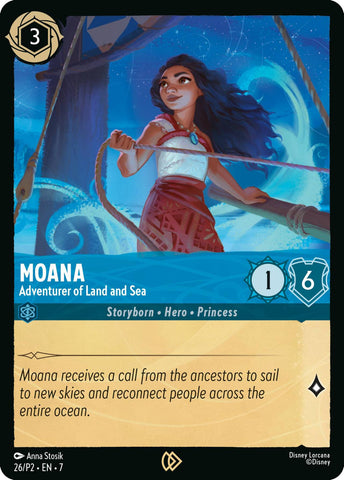 Moana - Adventurer of Land and Sea (26) (Sealed) [Promo Cards]