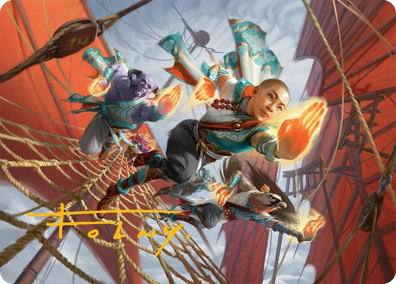 Aligned Heart Art Card (52/54) (Gold-Stamped Signature) [Tarkir: Dragonstorm Art Series]