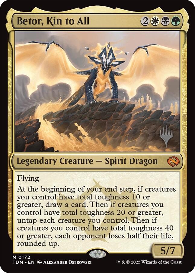 Betor, Kin to All [Tarkir: Dragonstorm Promos]