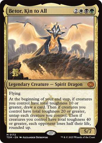 Betor, Kin to All [Tarkir: Dragonstorm Prerelease Promos]