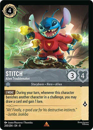 Stitch - Alien Troublemaker (200/204) [Reign of Jafar]