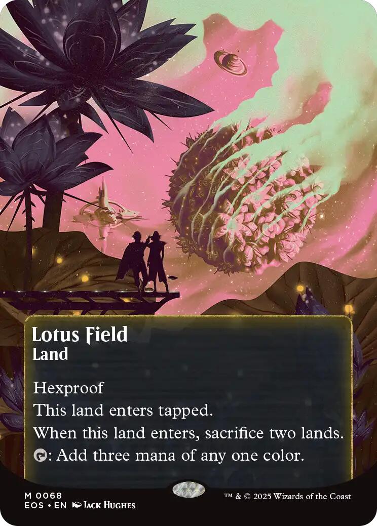 Lotus Field (0068) (Borderless) [Edge of Eternities: Stellar Sights]
