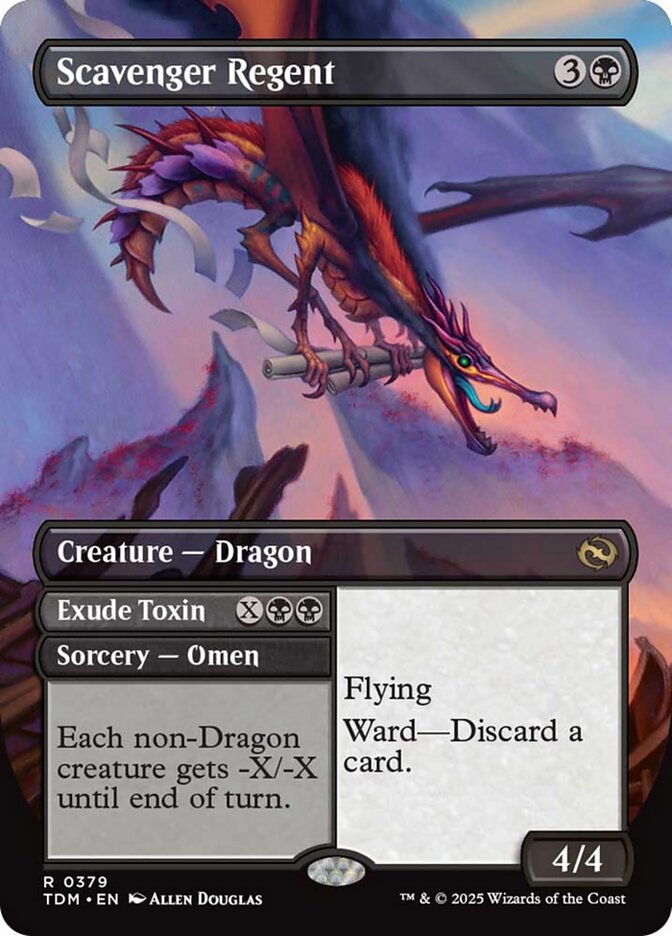 Scavenger Regent (Borderless) [Tarkir: Dragonstorm]