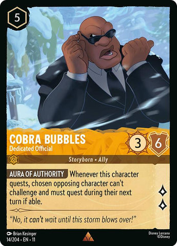 Cobra Bubbles - Dedicated Official (14/204) [Winterspell]