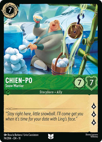Chien-Po - Snow Warrior (74/204) [Winterspell]