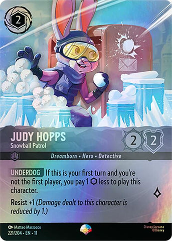 Judy Hopps - Snowball Patrol (Epic) (221/204) [Winterspell]