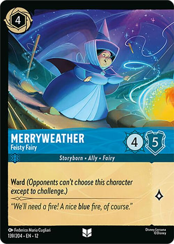 Merryweather - Feisty Fairy (Foil) (139/204) [Wilds Unknown]