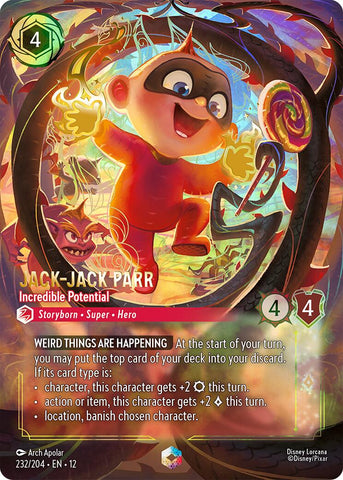 Jack-Jack Parr - Incredible Potential (Enchanted) (232/204) [Wilds Unknown]