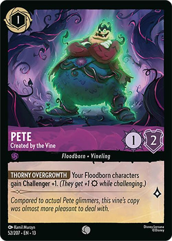 Pete - Created by the Vine (52/207) [Attack of the Vine!]