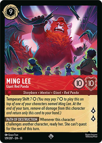 Ming Lee - Giant Red Panda (129/207) [Attack of the Vine!]