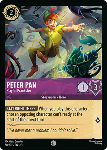 Peter Pan - Playful Prankster (58/207) [Attack of the Vine!]