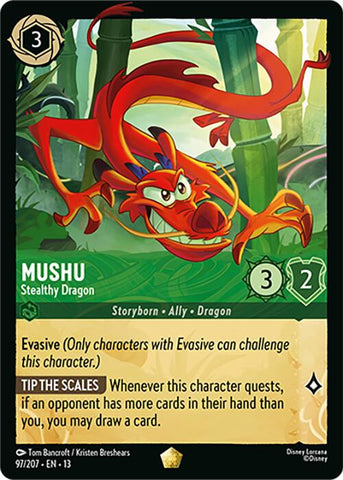 Mushu - Stealthy Dragon (97/207) [Attack of the Vine!]