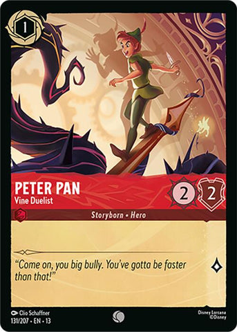 Peter Pan - Vine Duelist (131/207) [Attack of the Vine!]