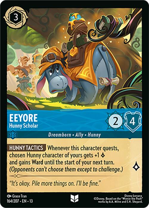 Eeyore - Hunny Scholar (164/204) [Attack of the Vine!]