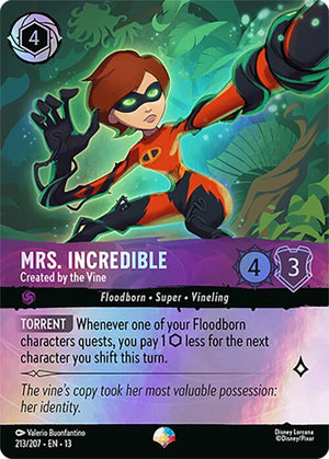 Mrs. Incredible - Created by the Vine (Epic) (213/207) [Attack of the Vine!]