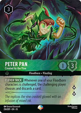 Peter Pan - Created by the Vine (Epic) (216/207) [Attack of the Vine!]