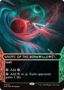 Grove of the Burnwillows (0107) (Borderless) (Galaxy Foil) [Edge of Eternities: Stellar Sights]