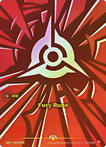 Fury Rune - Alternate Art Origins