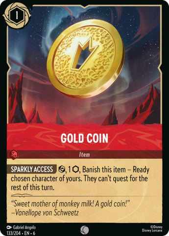 Gold Coin (133/204) [Azurite Sea]