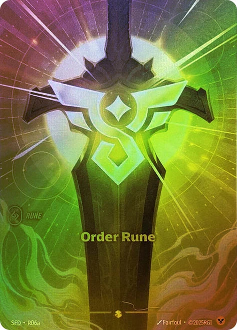 Order Rune - Alternate Art Spiritforged